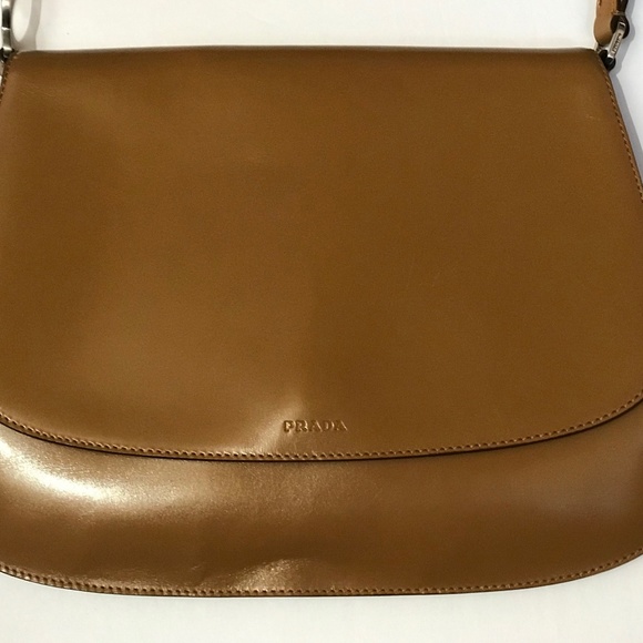Prada Retro Patent Prada Shoulder Bag - Picture 4 of 8